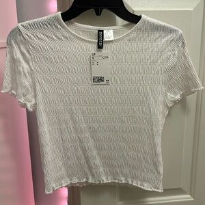H&M women’s crop top size medium new with tags
